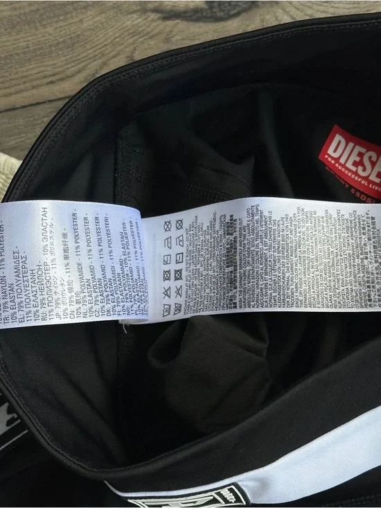 DIESEL Sport 55DSL Black Leggings - Picture 6 of 11